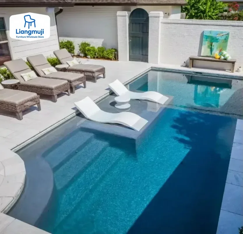 2PCOutdoor Deck Pool Lounge Ch - Deck Chair Lounger avis et prix