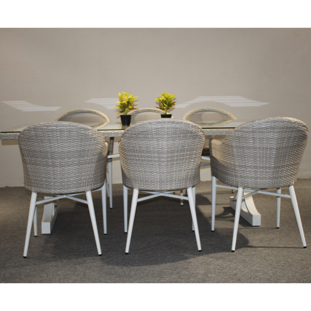 Discount 7 Pieces Luxury PE Ra - Outdoor Furniture Factory avis et prix