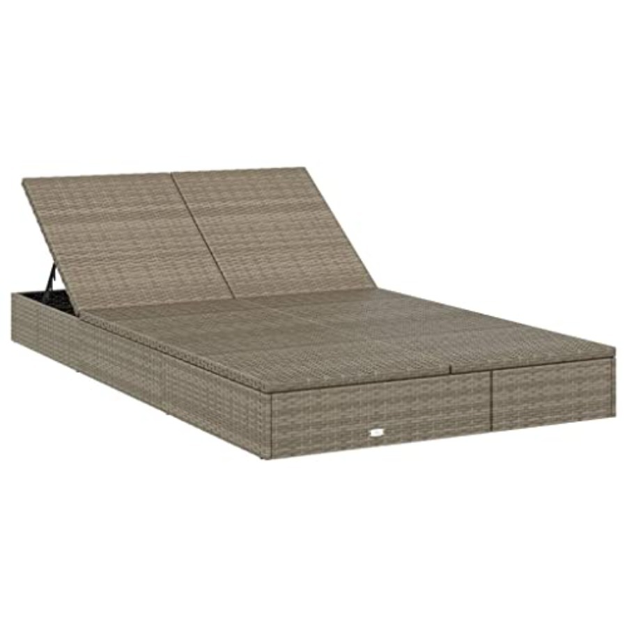 2-Person Sunbed with Cushions  - Deck Chair Lounger avis et prix