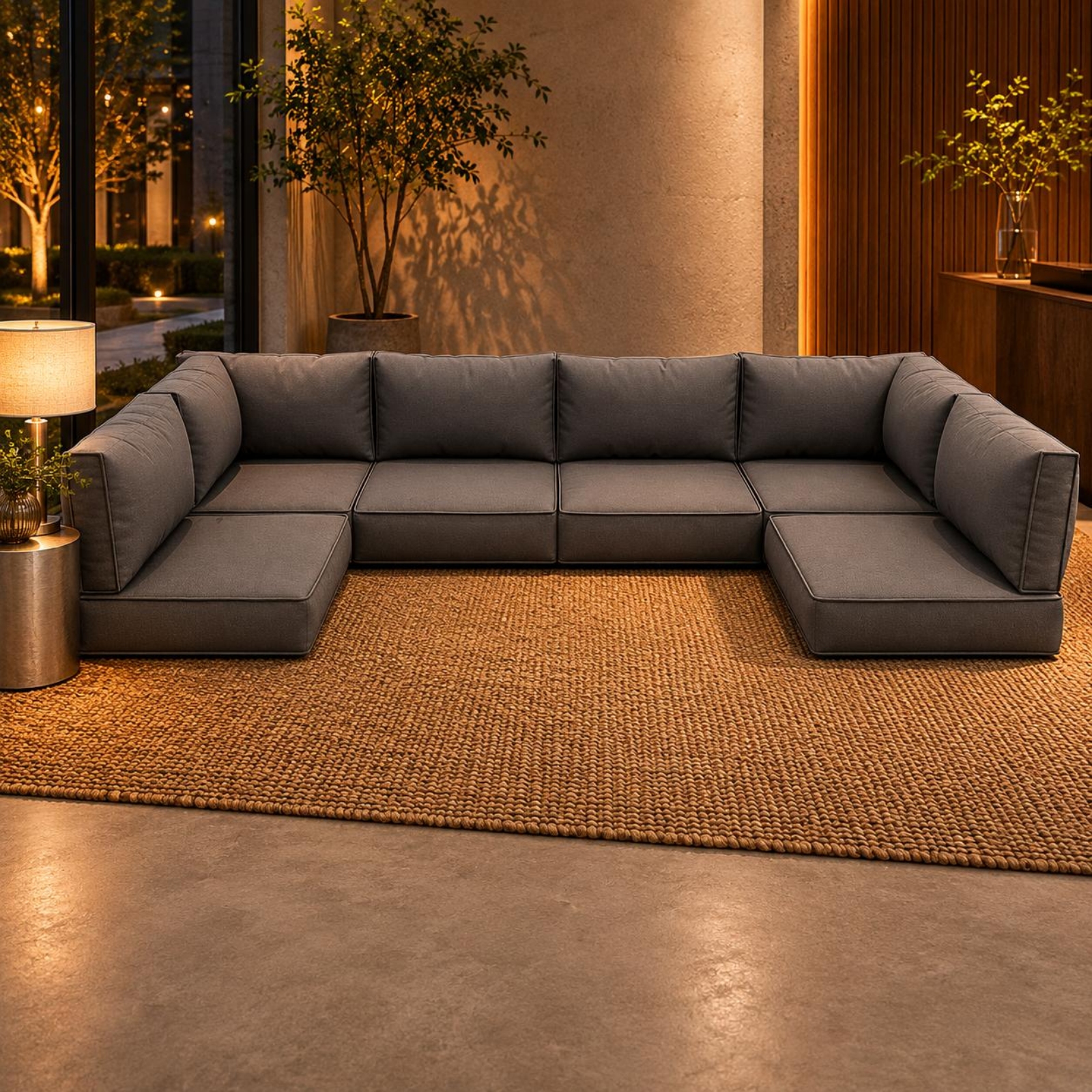 7 Pieces 7-Piece Sofa Cushion  - Outdoor Furniture Set avis et prix