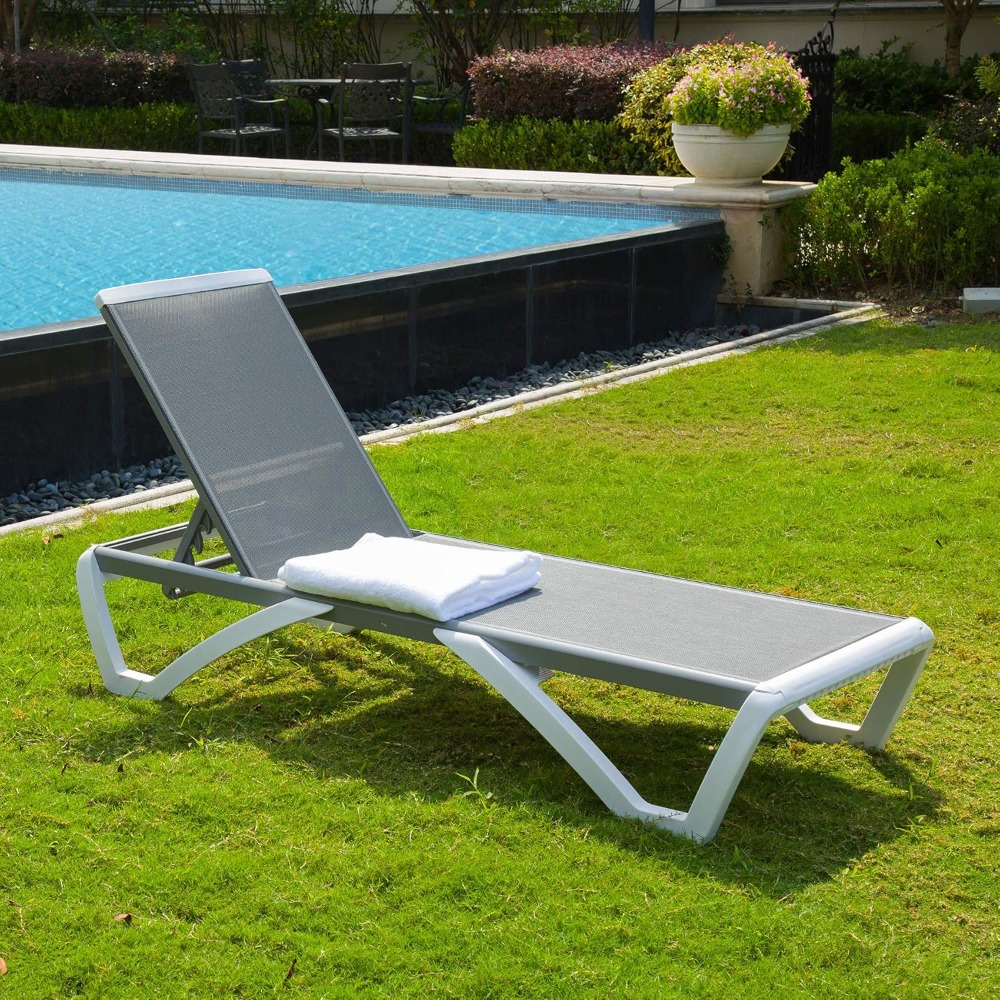 Outdoor Chaise Lounge, Adjusta - Deck Chair Lounger avis et prix