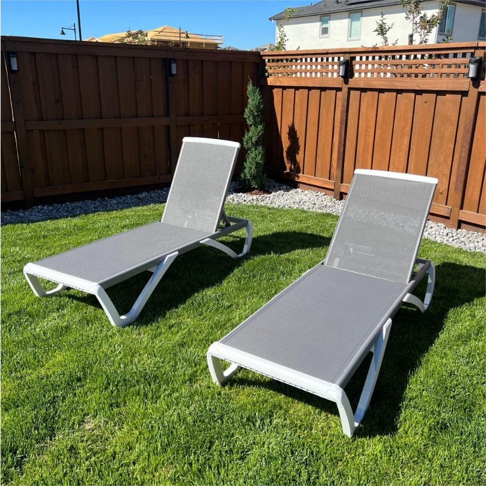 Outdoor Chaise Lounge, Adjusta - Deck Chair Lounger avis et prix
