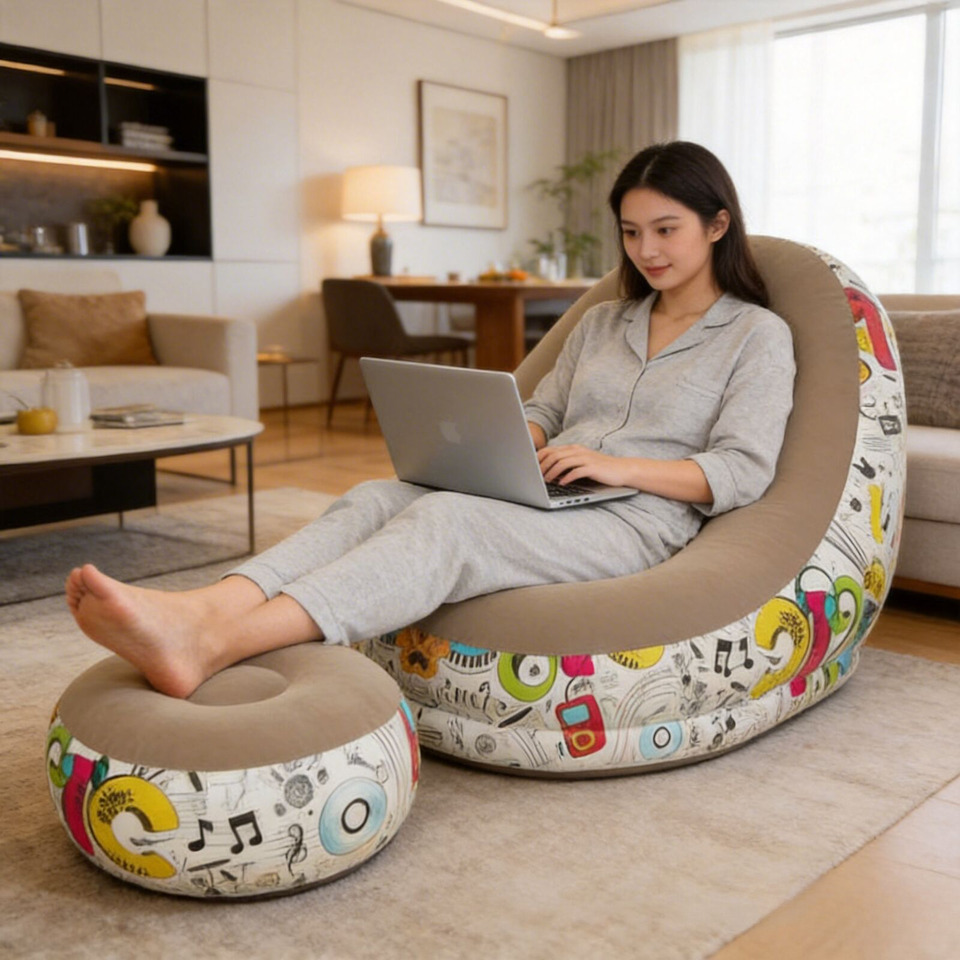 Modern Eco-flocked PVC Inflata - Outdoor Furniture Factory avis et prix