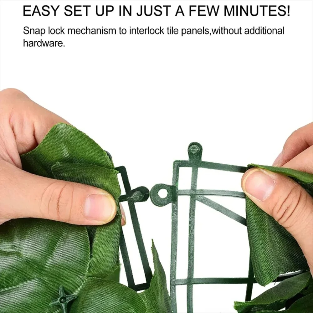 1M/3M Artificial Green Leaf Fe - Outdoor Furniture Fabric avis et prix