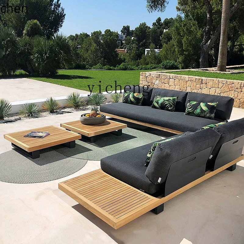 HYS outdoor teak sofa courtyar - Outdoor Furniture Teak avis et prix