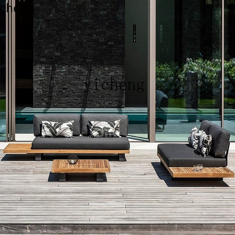 HYS outdoor teak sofa courtyar - Outdoor Furniture Teak avis et prix
