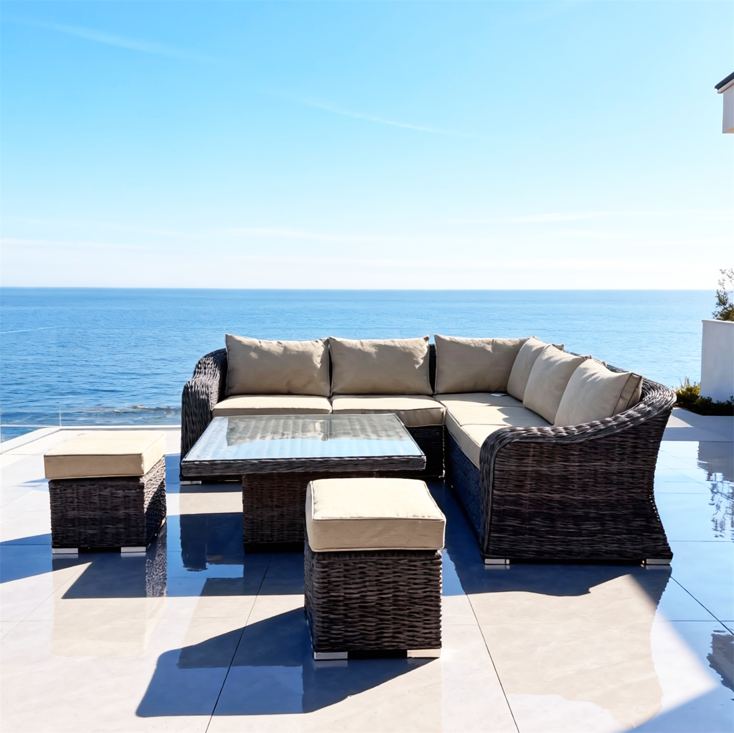 Multifunctional Rattan Sofa Se - Outdoor Furniture Factory avis et prix