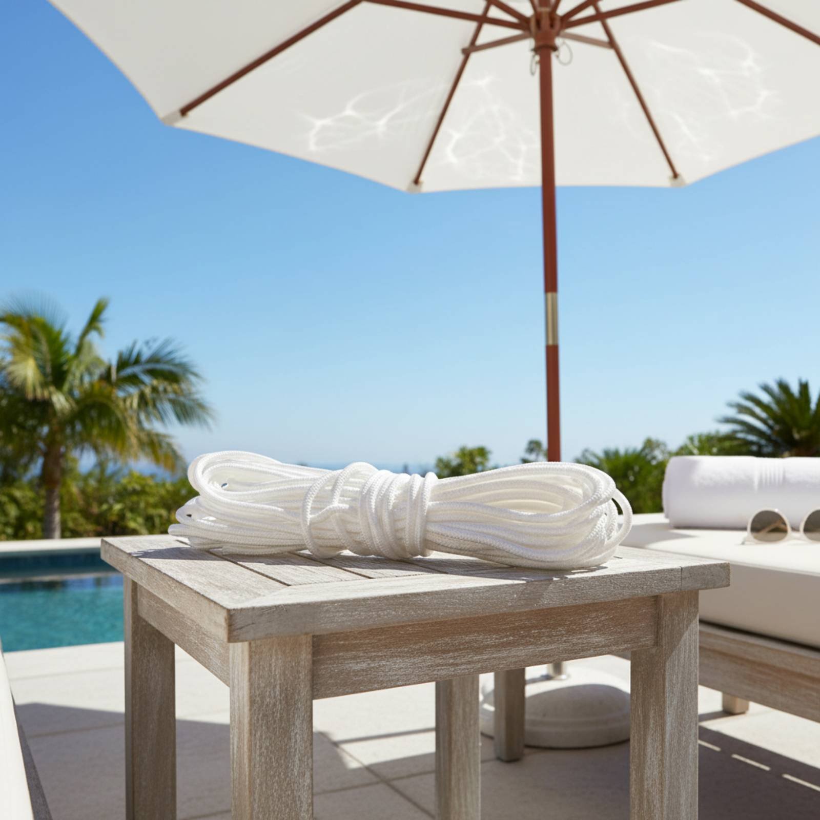 Roman Umbrella Pull Rope Wear- - Outdoor Furniture Set avis et prix