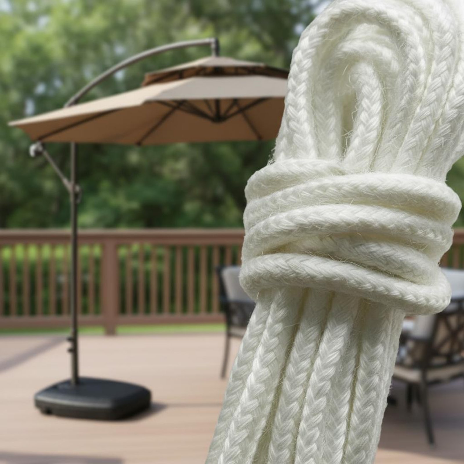 Roman Umbrella Pull Rope Wear- - Outdoor Furniture Set avis et prix