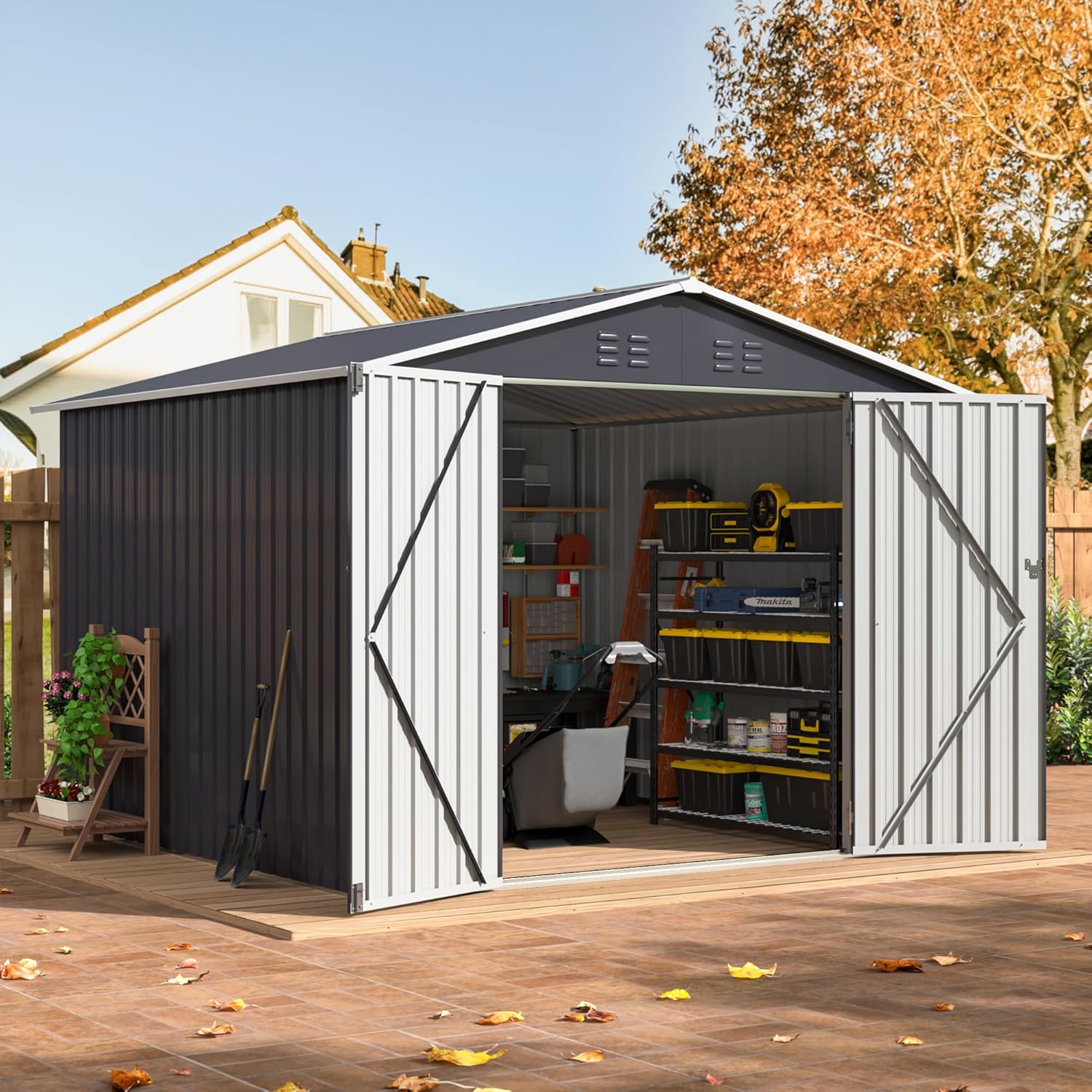8x8 FT Outdoor Storage Shed, U - Outdoor Furniture Sale avis et prix
