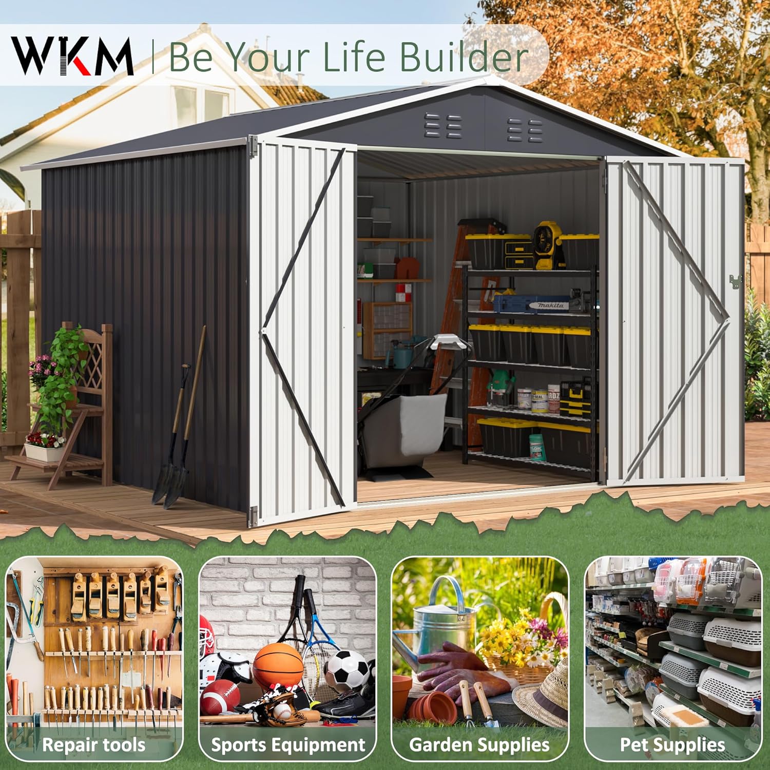 8x8 FT Outdoor Storage Shed, U - Outdoor Furniture Sale avis et prix